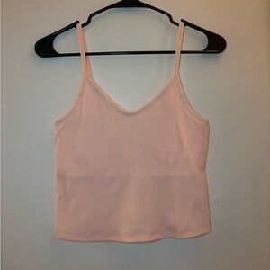 Brand New Women’s Pink Brand Cropped Tank Top
